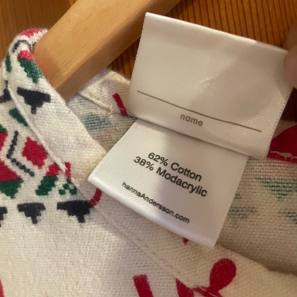 Hanna Andersson Deer Dear Fair Isle Nordic Holiday dress size 150 cm - Picture 8 of 14